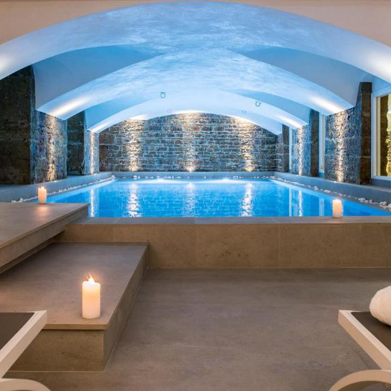piscine intérieur hotel spa boscolo lyon