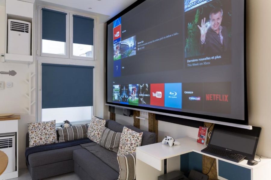 tv écran plat louvre luxury apartment et spa