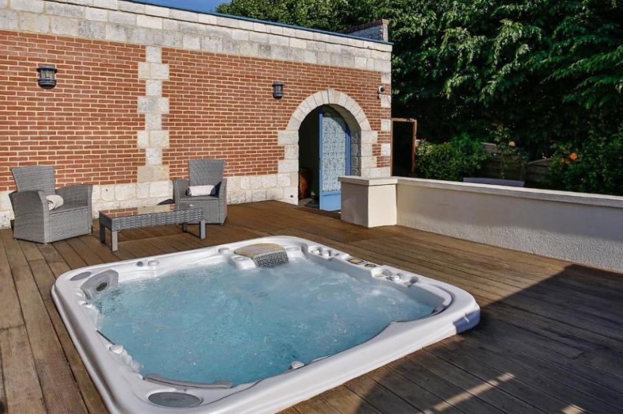 Jacuzzi Les Clos des Fontaines à Jumièges