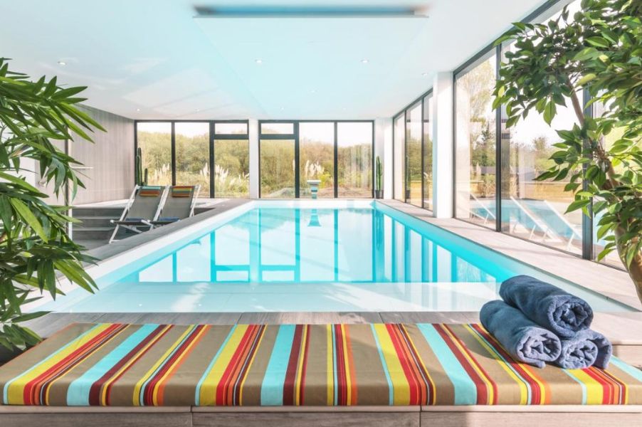 Piscine extérieure Carnac Hôtel Lodge & Spa - Baie de Quiberon