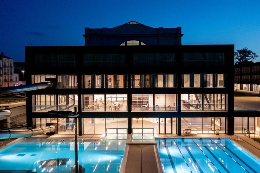 Piscine extérieure Villa Thermae Nancy