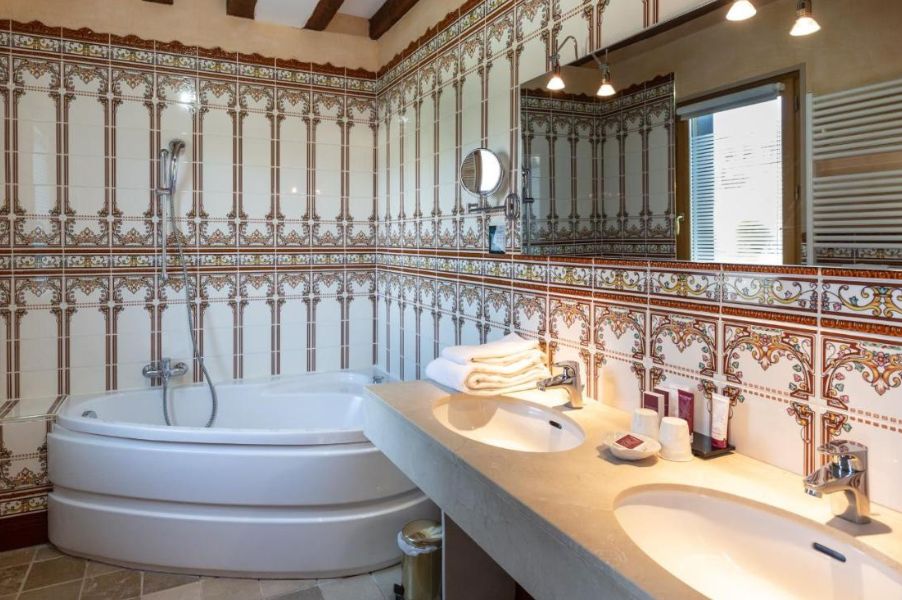 Salle de bains Les Clos des Fontaines à Jumièges