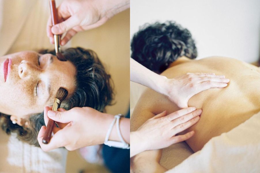 Soins du visage et massage La Clairière bio & spa hotel