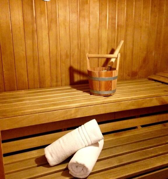 hotel windsor, jungle art - sauna